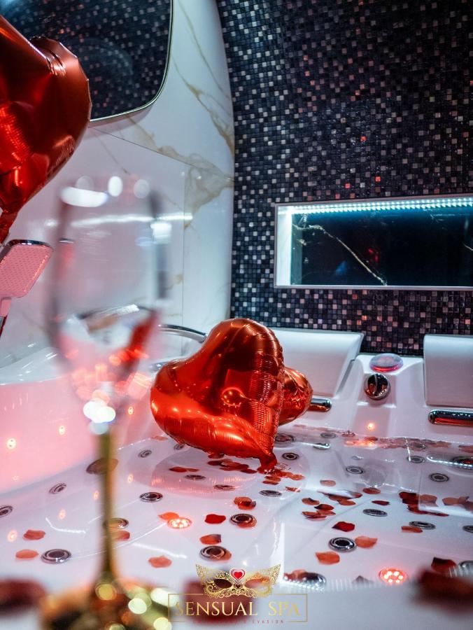 Sensual Spa- Love Room Jacuzzi Hammam Terrasse Nancy Luaran gambar
