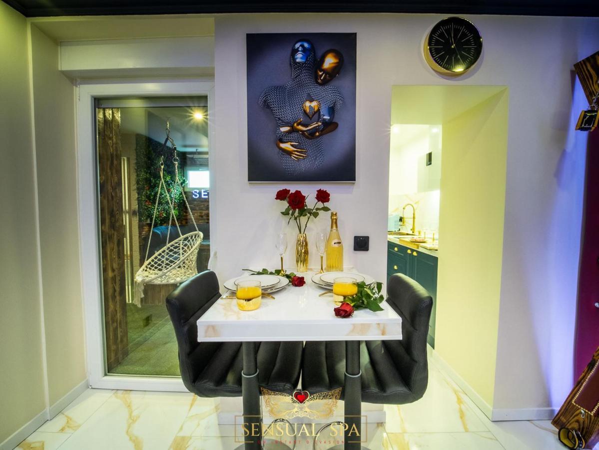 Sensual Spa- Love Room Jacuzzi Hammam Terrasse Nancy Luaran gambar
